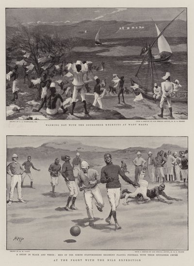 At the Front with the Nile Expedition by Charles J. Staniland